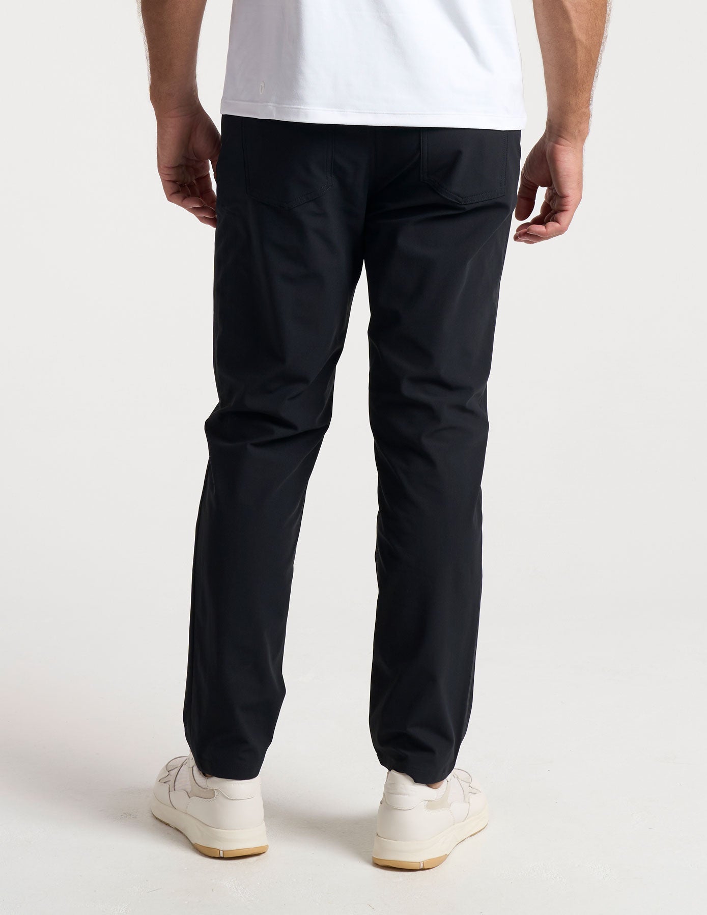 5-Pocket Tech Pants - Black - Classic Fit (Buzzed Gravity)