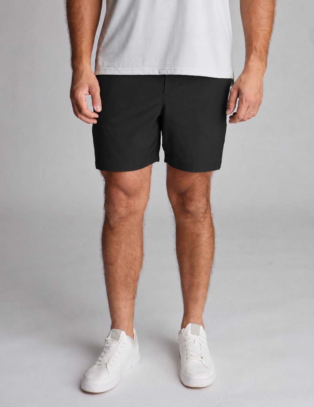 3 in 1 Khaki Shorts - Black & Talkhouse Red (The Stephen Talkhouses)